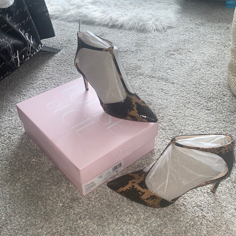 Leather Heels (Never Worn/Original Packaging)